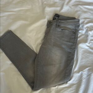 Banana Republic Women's Straight Leg Gray Jeans